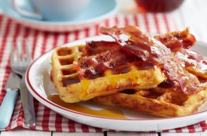 waffles-bacon
