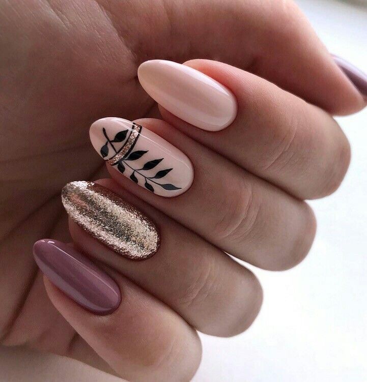 forma de uñas